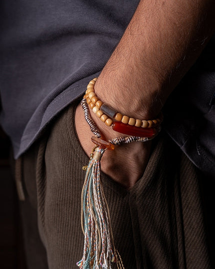 Bodhi 108 Bead Mala Necklace & Bracelet