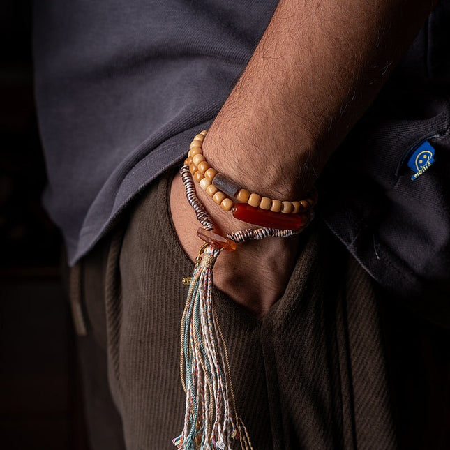 Bodhi 108 Bead Mala Necklace & Bracelet