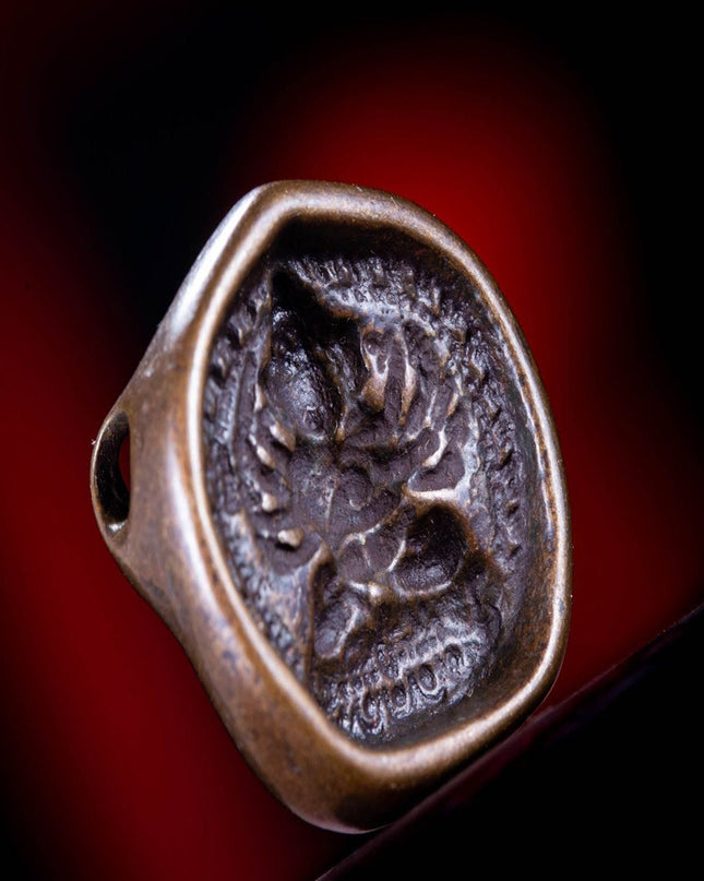 Vintage-inspired Shield Thokcha Pendant