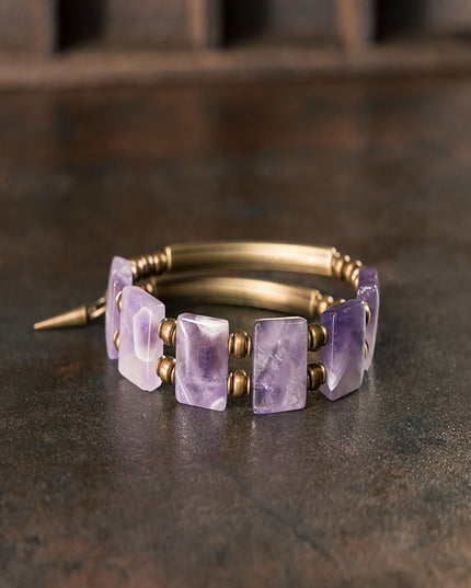 Amethyst Serenity Protection Bracelet