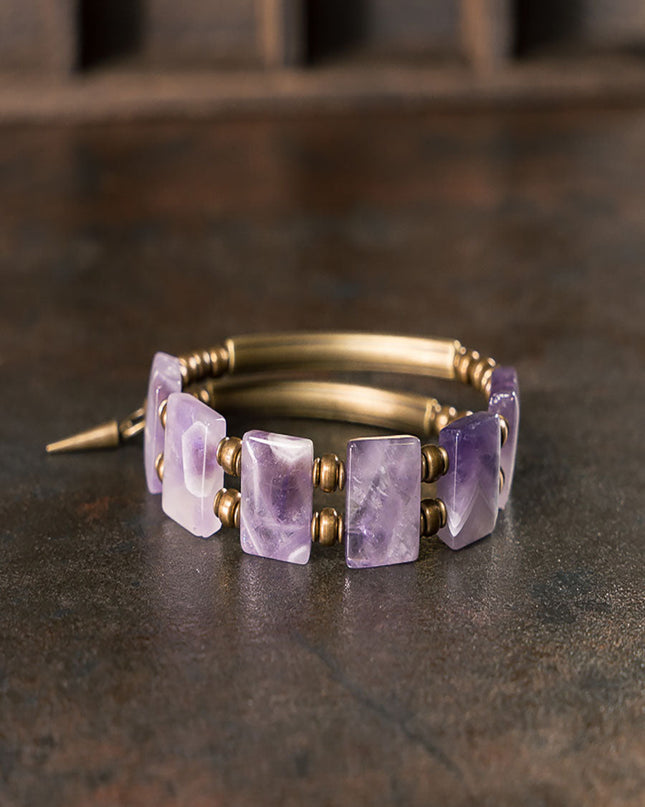Amethyst Serenity Protection Bracelet