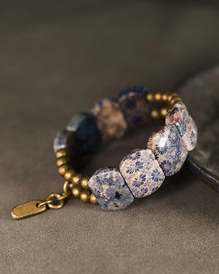 Coral Stone Vitality Bracelet – Protection and Life Energy