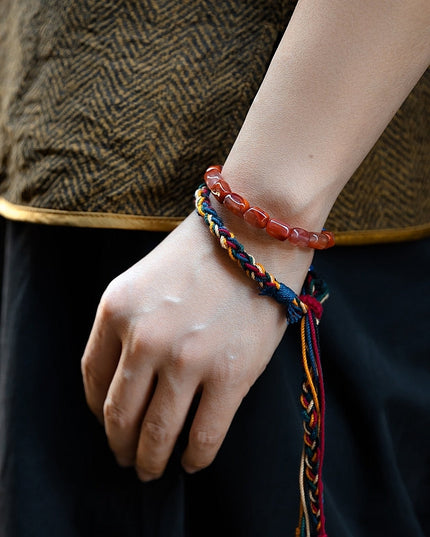 South Red Agate Bracelet – A Talisman of Good Fortune and Wealth