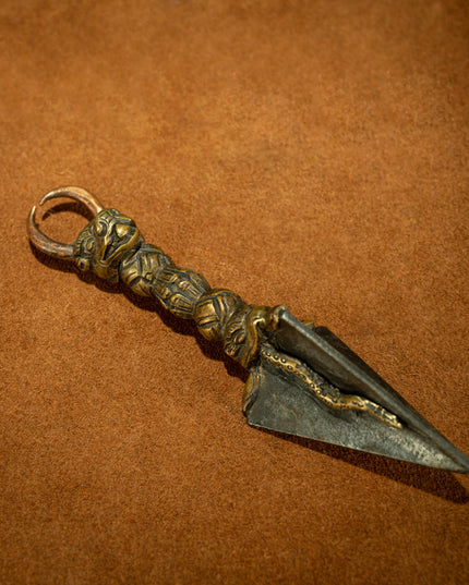 Iron of the Fierce One – 15th Century Yamantaka Phurba Ritual Dagger