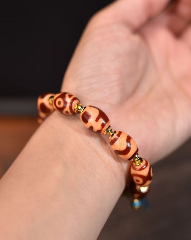 Primal Force Dzi Bead Bracelet