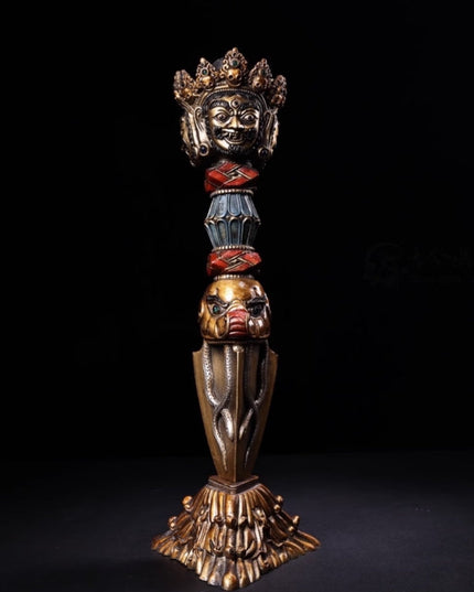Padmasambhavan ENLIGHTEMENT Copper Tibetan Dagger Holder