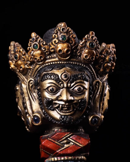 Padmasambhavan ENLIGHTEMENT Copper Tibetan Dagger Holder