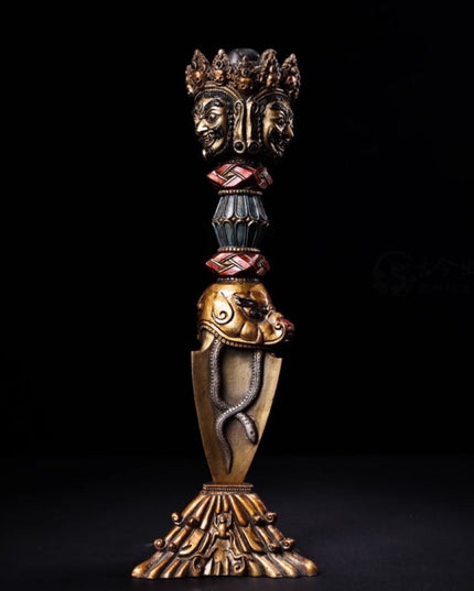 Padmasambhavan ENLIGHTEMENT Copper Tibetan Dagger Holder