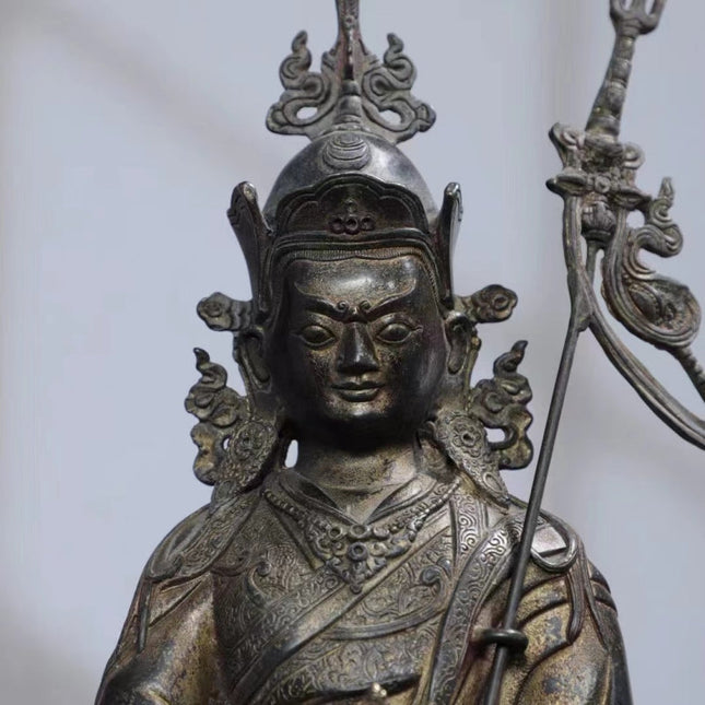 Padmasambhavan ENLIGHTEMENT Tibetan Bronze Statue for Eliminating Ignorance