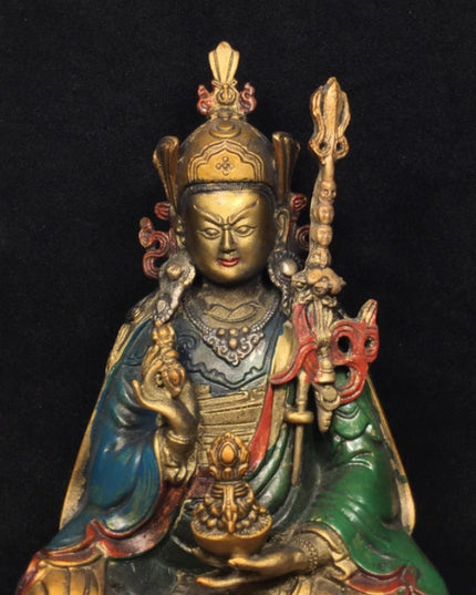 Padmasambhavan ENLIGHTEMENT Tibetan Statue for Eliminating Ignorance