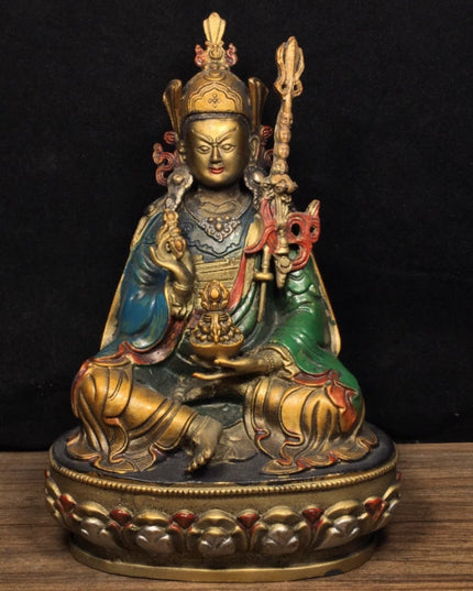 Padmasambhavan ENLIGHTEMENT Tibetan Statue for Eliminating Ignorance