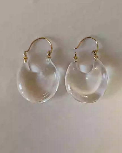 Crystal Clear Harmony Earrings | Purity, Balance, and Spiritual Harmony with White Crystal