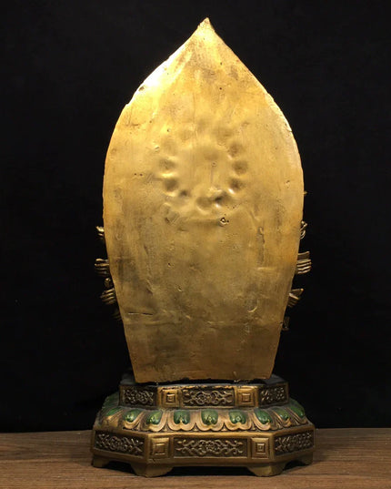 SUKHAVATI Avalokiteśvara WISDOM Tibetan Statue for Eliminating Difficulty