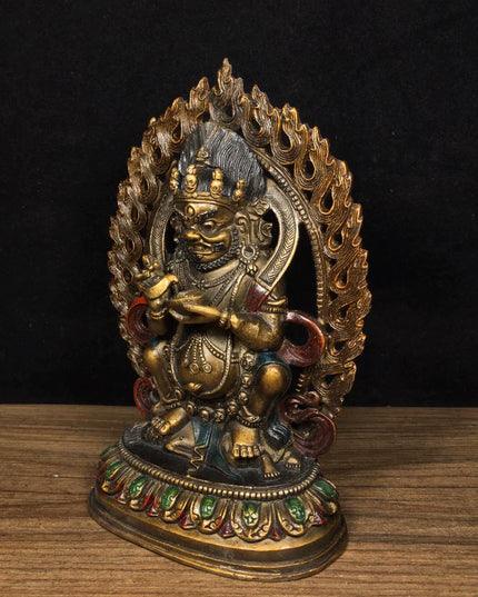 SUKHAVATI Mahakala MAGIC Tibetan Statue for Eliminating Diseases