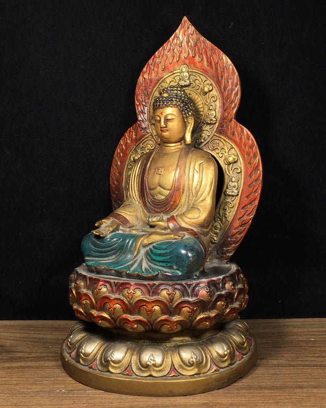 SUKHAVATI Shakyamuni SPIRIT Tibetan Statue for Eliminating All Disasters