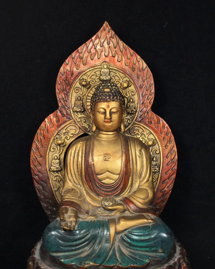 SUKHAVATI Shakyamuni SPIRIT Tibetan Statue for Eliminating All Disasters