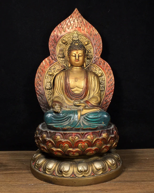 SUKHAVATI Shakyamuni SPIRIT Tibetan Statue for Eliminating All Disasters