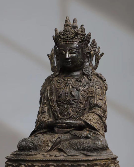 Shakyamuni SPIRIT Tibetan Bronze Statue for Eliminating All Disasters