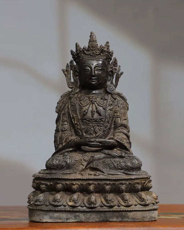 Shakyamuni SPIRIT Tibetan Bronze Statue for Eliminating All Disasters