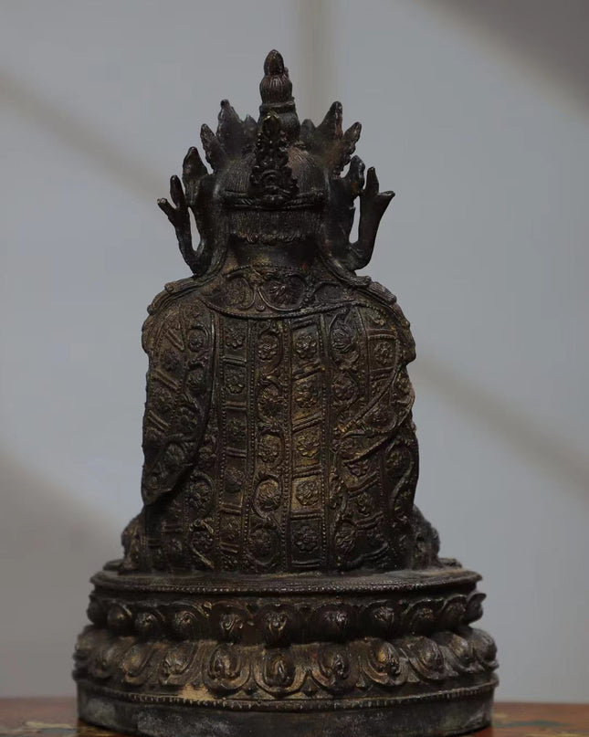 Shakyamuni SPIRIT Tibetan Bronze Statue for Eliminating All Disasters