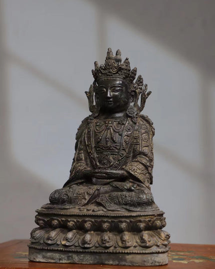 Shakyamuni SPIRIT Tibetan Bronze Statue for Eliminating All Disasters