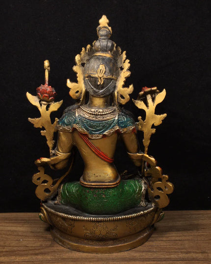 Tara AUSPICIOUS Tibetan Statue for Eliminating Negativity