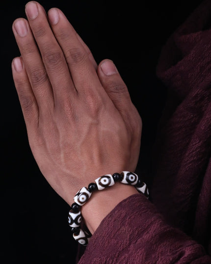 Protective Energy Dzi Tibetan Treasures Bracelet