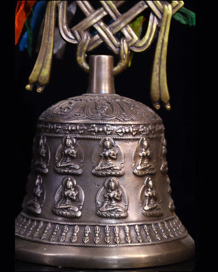 Vajra Bell Ghanta Vajra Dorje Bronze Tibetan Ritual