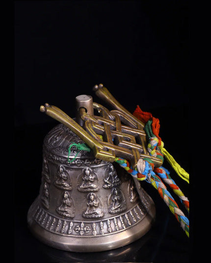 Vajra Bell Ghanta Vajra Dorje Bronze Tibetan Ritual