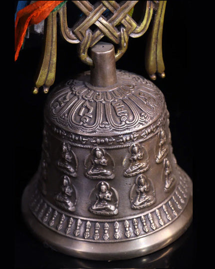 Vajra Bell Ghanta Vajra Dorje Bronze Tibetan Ritual