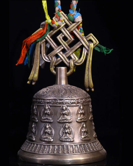 Vajra Bell Ghanta Vajra Dorje Bronze Tibetan Ritual