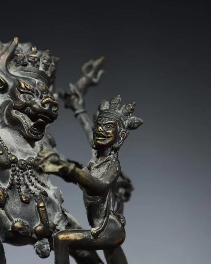 Vajrasatva GOOD KARMA Tibetan Bronze Statue for Eliminating Sin