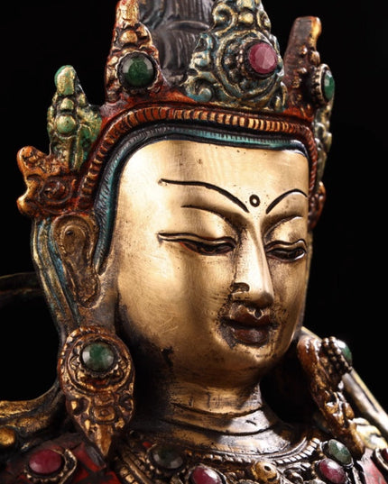 Vajrasatva GOOD KARMA Tibetan Statue for Eliminating Sin