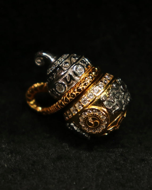 Eye of the Serpent Pendant – Blessing Energy,Dzi Beads, Protective Design