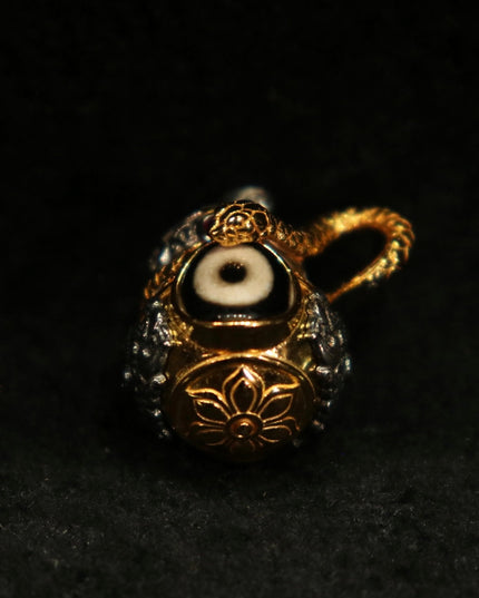 Eye of the Serpent Pendant – Blessing Energy,Dzi Beads, Protective Design