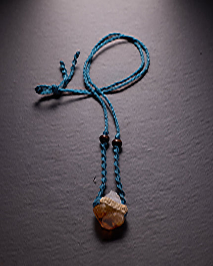 Integrated Wealth Merge Citrine Crystal Pendant
