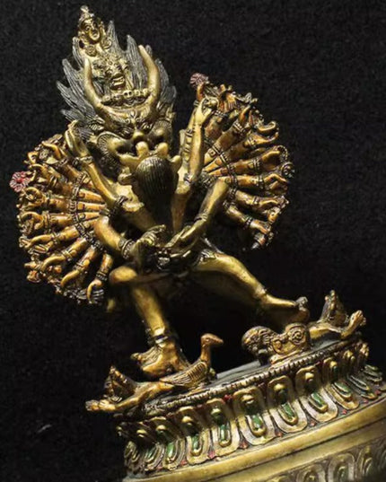 Yamantaka IMMORTAL Tibetan Statue for Eliminating Senescence