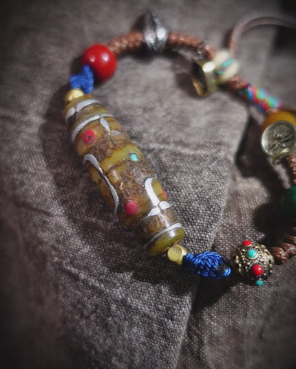 Sacred Tibetan Dzi Energy Bracelet