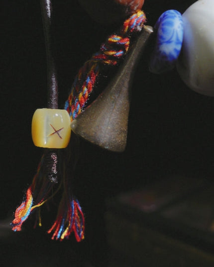 Tibetan Guardian Yak Bone Necklace