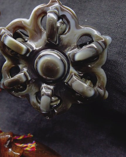 【Unique Item】 House Protection Cross Vajra Lotus Pendant