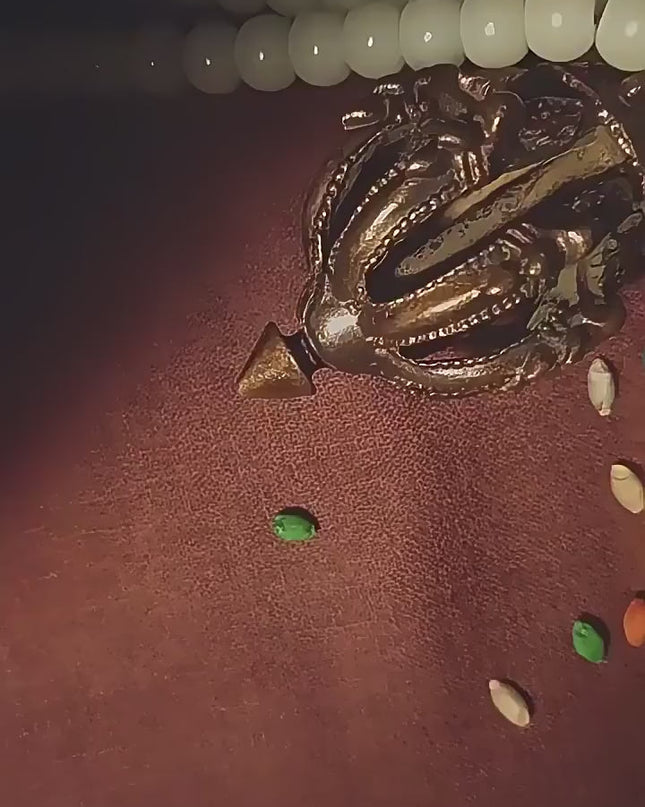 Tibetan Hand-Painted Green Tara Thangka Pendant