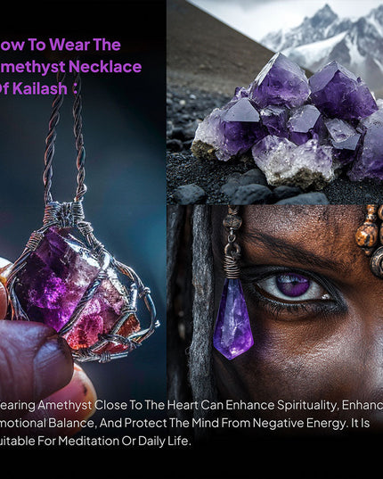 Spiritual Energy Super 7 Amethyst Pendants