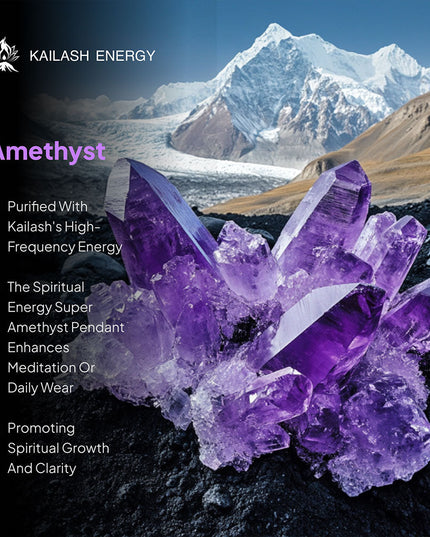 Spiritual Energy Super 7 Amethyst Pendants