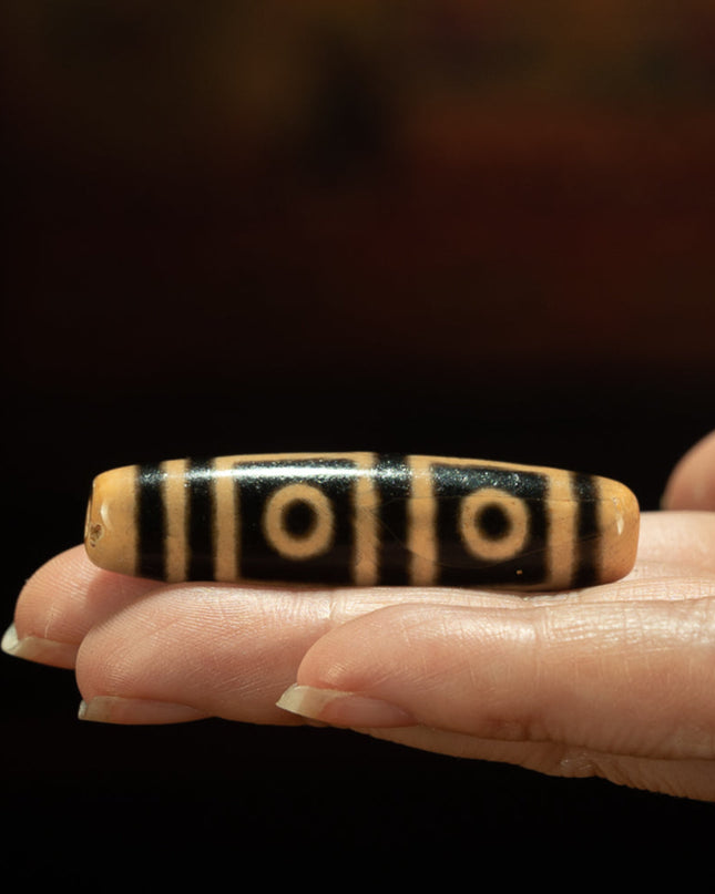 Vision Seal – 20th Century Four-Eyed Dzi Totem Pendant