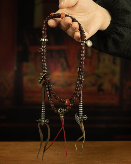 Path of Endurance – 19th Century Bodhi Seed Mala Necklace