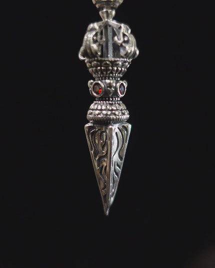 Multicolored Handcrafted Vajra Pendant Necklace
