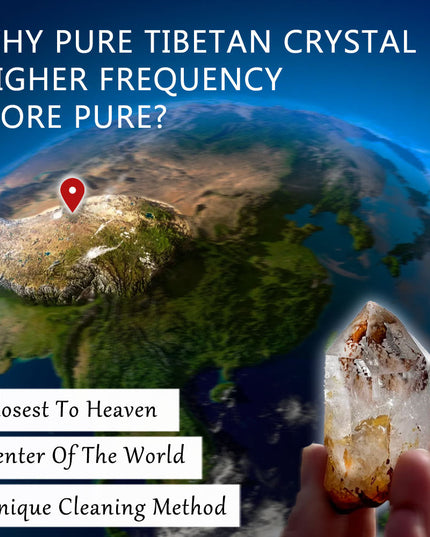 Tibetan Angel Quartz Crystal Healing Energy Protection