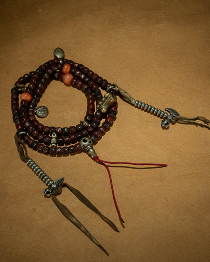 Path of Endurance – 19th Century Bodhi Seed Mala Necklace