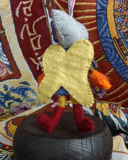 Handcrafted Yak Wool Angel Doll - Whimsical Charm and Handcrafted Perfection