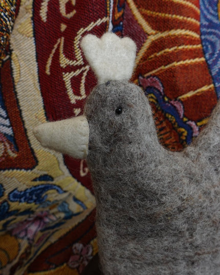 Handcrafted Yak Wool Bird - Cozy & Wholesome Felted Decoration